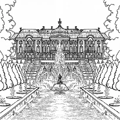 Путешествие по России. Раскраска-антистресс для работы карандашами, маркерами и гелевыми ручками (Екатеринбург) - фото 2