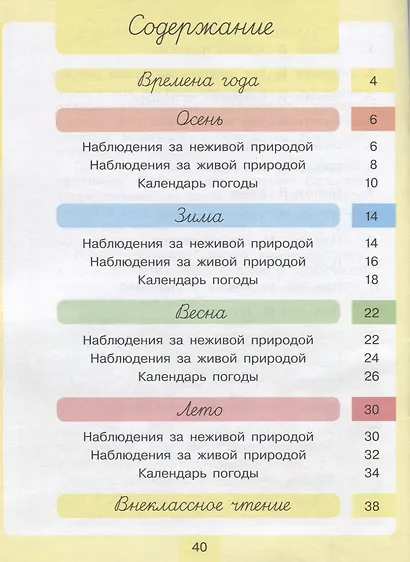 Дневник наблюдений. Окружающий мир. 1 класс - фото 2