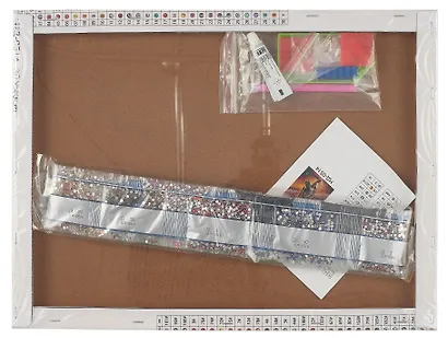 Алмазная мозаика (блестящая), с подрамником, с полным заполнением "Идущая вдаль", 30 х 40 см - фото 2