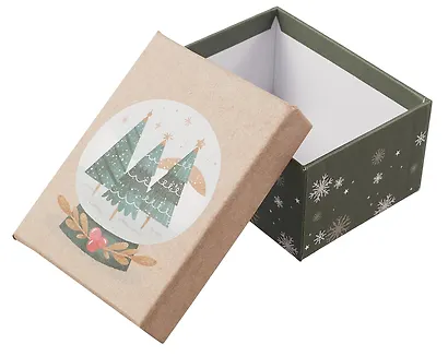 Коробка подарочная "Mix"11,5*9см, Новый год, ассорти, картон - фото 4
