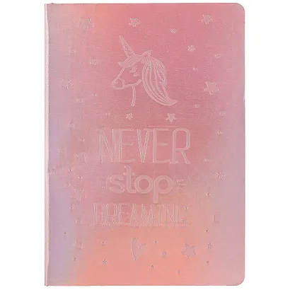Книга для записей в линейку «Dreaming», розовый, B6, 80 листов + 48 наклеек - фото 1