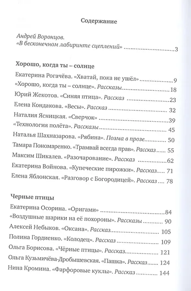 Точки пересечения. Современный рассказ. Семинар А.В. Воронцова - фото 6