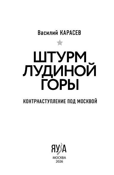 Штурм Лудиной горы. Контрнаступление под Москвой - фото 5