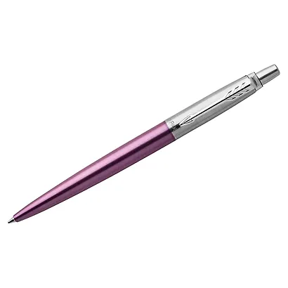 Ручка шариковая Parker, Jotter Victoria Violet CT, подарочная синяя - фото 4
