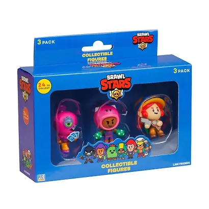 Коллекционная фигурка Brawl Stars, Джесси, Биби и Шелли, (5см), (BRW2021B) - фото 1