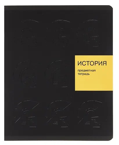 Тетрадь предметная «New Black. История» 48 листов в клетку, со справочными материалами - Listoff - фото 1