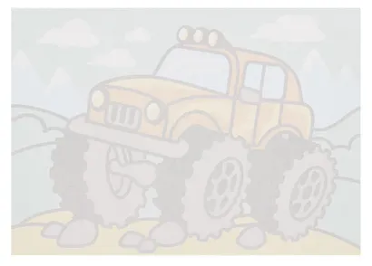 Фреска. Картина из песка "Монстр-трак" - фото 5