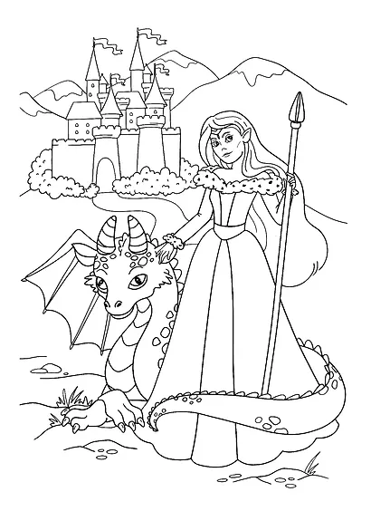 Волшебная страна. Maxi-раскраска с наклейками! - фото 5