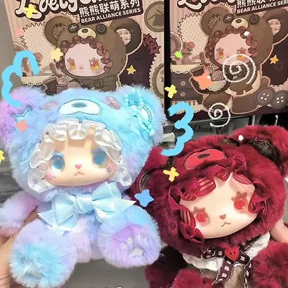 Коллекционные игрушки-сюрприз Пушистик (Lovely Emma) "Медвежий союз", 15см, 12-Luckyemma-05, Blind Box, Lucky Emma 15+ - фото 13