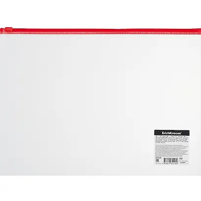 Папка на молнии А4 "Fizzy Clear" цв.молния, ассорти, Erich Krause - фото 1