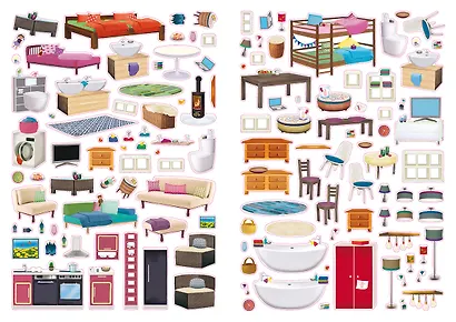 Мой большой дом наклеек. 500 наклеек - фото 6