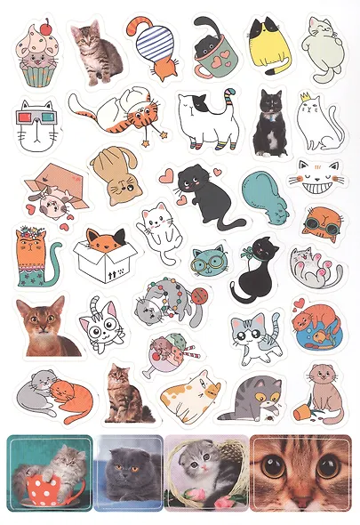 150 стикеров. Котики - фото 2