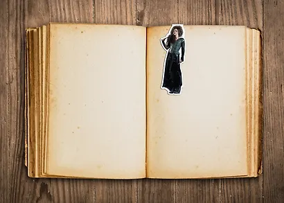 Фигурная магнитная закладка. Беллатриса Лестрейндж - фото 2