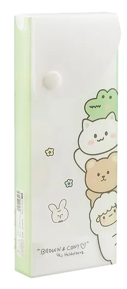 Пенал корпусный "Little animals" на кнопке, ассорти - фото 7