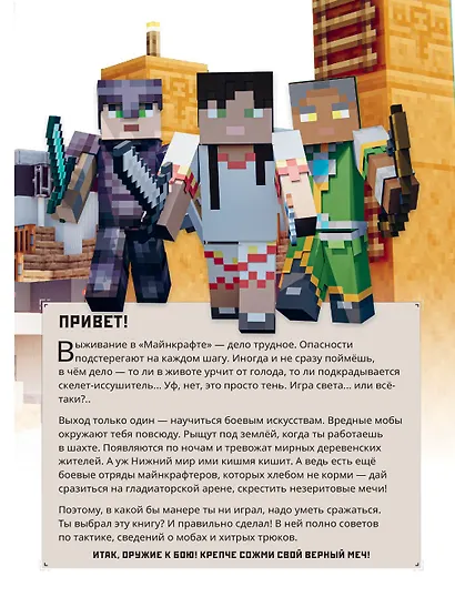 Minecraft. Руководство по боевым искусствам. Первое знакомство. - фото 2