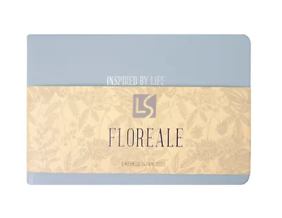 Еженедельник дат. 2026г. 64л 160х105 "FLOREALE. Smoky Sky" карманный, горизонт, 7Б, иск.кожа, тв.переплет, тонир.блок, тисн.фольгой, запечат.торец, ляссе, инд.уп - фото 1