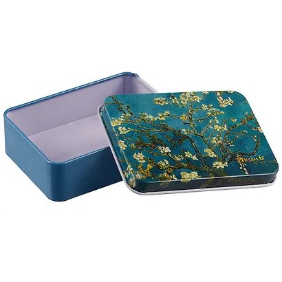 Шкатулка Ветка миндаля (9*7*3см) (металл) - фото 2