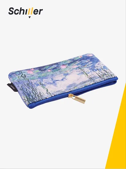 Пенал-косметичка "ART. Моне К. Водяные лилии", кожзам, Schiller - фото 3