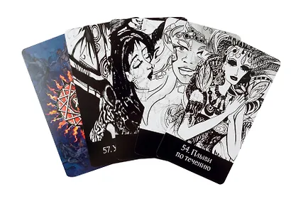 Оракул Черный снег (57 карт) (6386) - фото 2