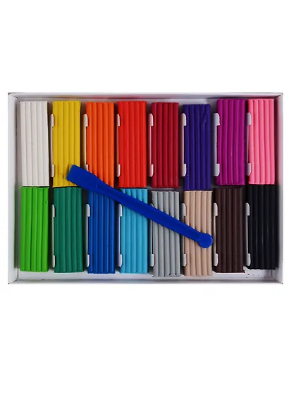 Пластилин Гамма, "Классический", 16 цветов - фото 2