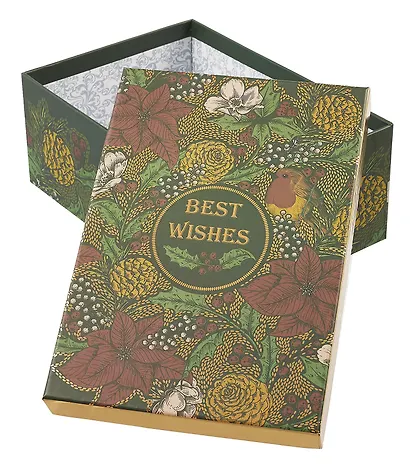 Коробка подарочная "Best wishes" 23*16*9.5, картон - фото 5