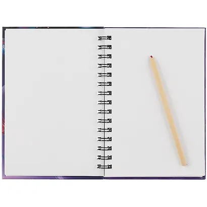 Скетчбук А5 100л "SKETCHBOOK. Медузы", 100г/м2, евроспираль - фото 2
