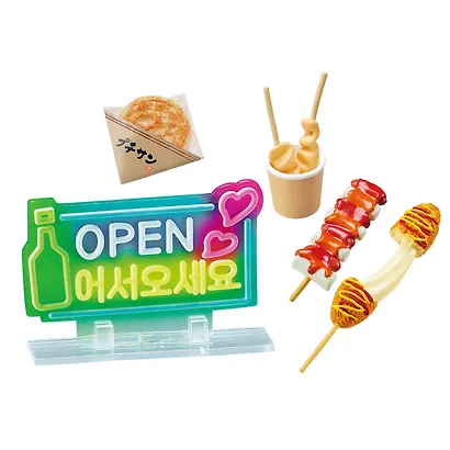 Набор миниатюр Re-ment Корейский киоск Korean Stall, в ассортименте (69615) - фото 7