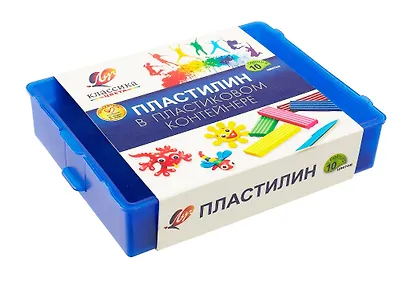 Пластилин 10 цветов 200г "Классика" в контейнере, Луч - фото 3
