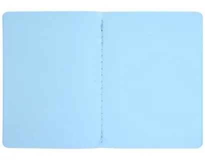 Записная книжка А6 40л кл. "Fantasy. Голубой" иск.кожа - фото 2