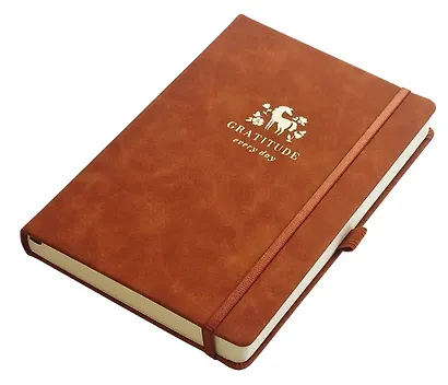 Ежедневник дат. 2026г. А5 176л 140x200 мм "Grace" светло-коричневый, иск.кожа, тв.переплет, тисн.фольгой, резинка, скругл.углы - фото 2