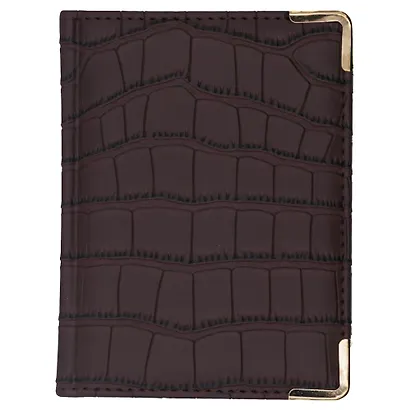 Ежедневник дат. 2026г. А6 176л "Business Premium. Impact" темно-коричневый, 7Б, иск.кожа, обл.поролон, тв.переплет, мет.уголки, тонир.блок, зол.торец, справ.мат-лы, 2 ляссе, инд.уп - фото 2