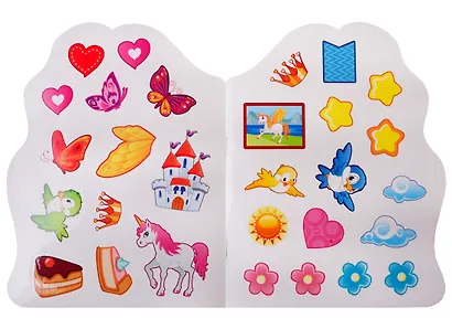 Принцесса. Раскраска с наклейками! - фото 3