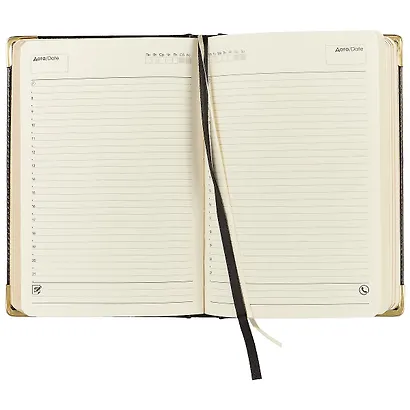 Ежедневник недатированный А5 152 листов "Prestige. Grand Croco" черный - фото 3