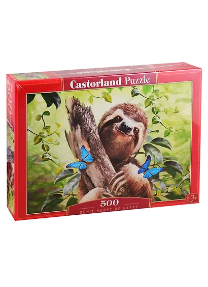 Пазл Castorland 500 эл. 47*33см. Счастливый ленивец - фото 1