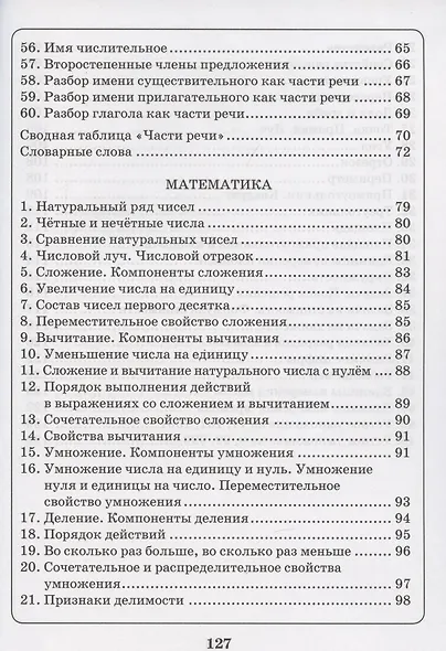 Русский язык. Математика. 1-4 класс. Схемы,таблицы,определения - фото 4