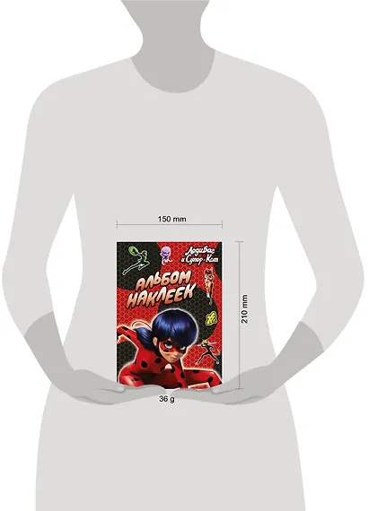 Леди Баг и Супер-Кот. Альбом наклеек (красный) - фото 3