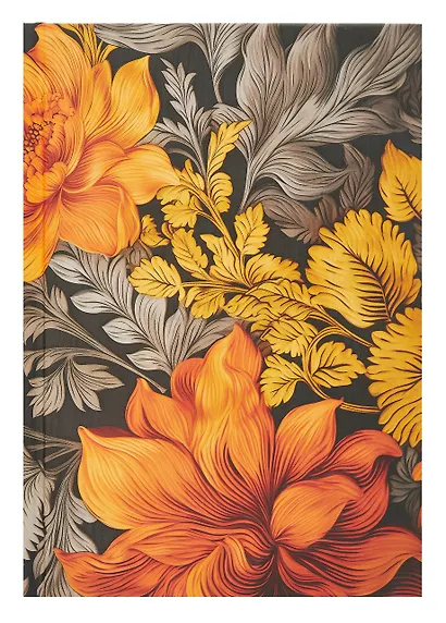 Ежедневник недат. А5 128л "Сад цветов" 7БЦ, блинт.тиснение, мат.лам, тонир.блок - фото 2