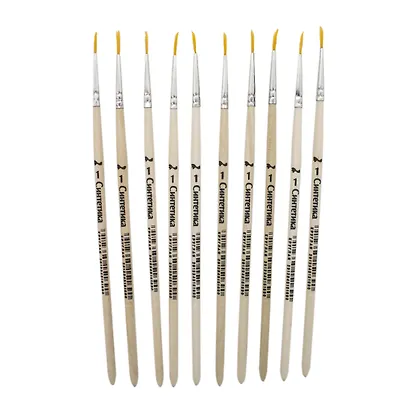 Кисть синтетика круглая №1, Артком - фото 3