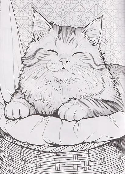 Котики. 3D-раскраска - фото 3