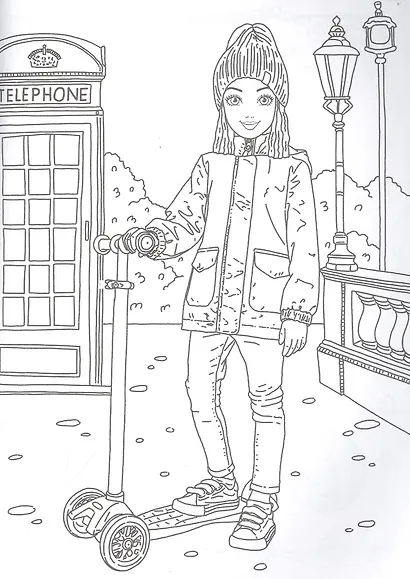 Раскраска для девочек. 100% стильная - фото 3