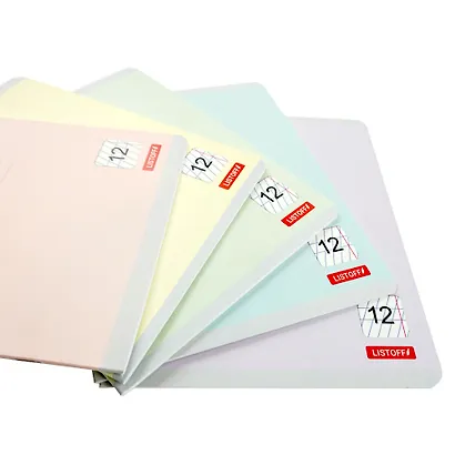 Тетрадь в частую косую линейку Listoff, "Классическая серия", 12 листов, в ассортименте - фото 9