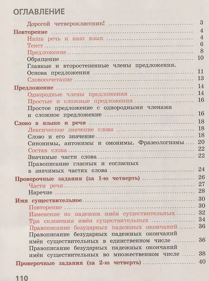 Русский язык. 4 класс. Тетрадь учебных достижений. ФГОС /УМК Школа России - фото 2