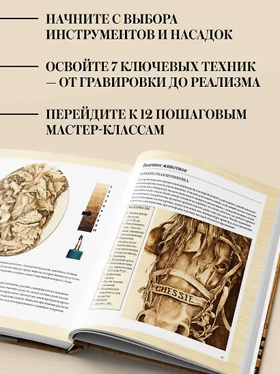 Выжигание по дереву. Полное пошаговое руководство по пирографии для начинающих и увлеченных - фото 5