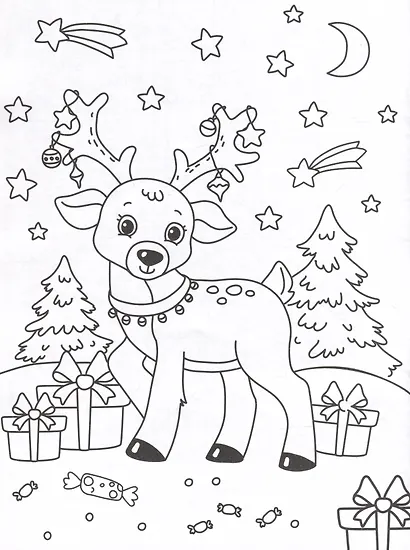 Раскраска для детей. "Новый год" - фото 5