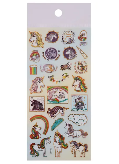 Наклейки PVC Unicorn - фото 1