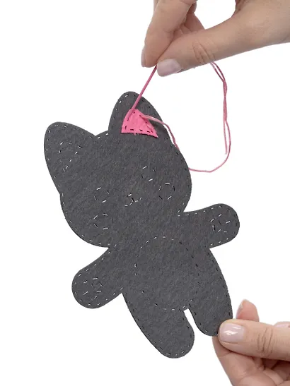 Набор для творчества. Мягкая игрушка из фетра "Котик" - фото 6