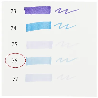 Маркер художественный "Сонет" васильковый, двухсторон., тонк. и широк.долото, Сонет - фото 3
