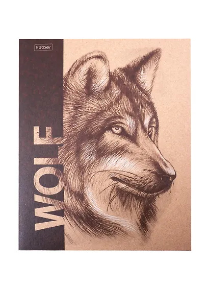 Тетрадь в клетку Hatber, "Дикие животные", 80 листов, в ассортименте - фото 1