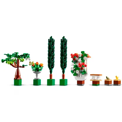 10359 Конструктор LEGO Icons Сад с фонтаном, 1302 деталей, возраст 18+ - фото 11