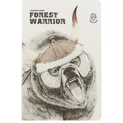 Тетрадь в клетку Languo, Forest warrior, 44 листа, в ассортименте - фото 5